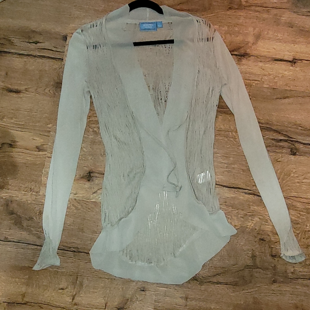 Light sweater cardigan by Simply Vera Vera Wang